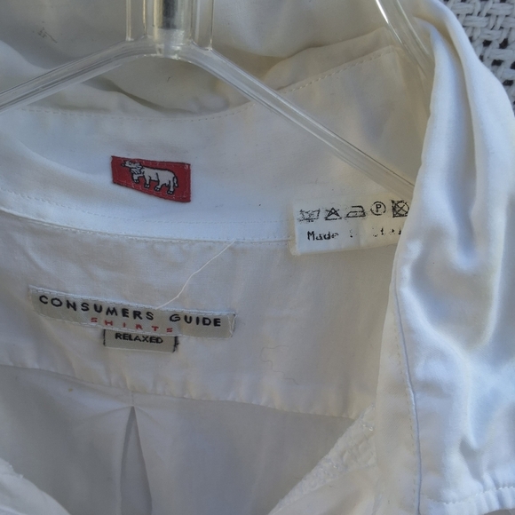 Consumers Union  UnisexVintage Crewel Button Down.L - Picture 3 of 11